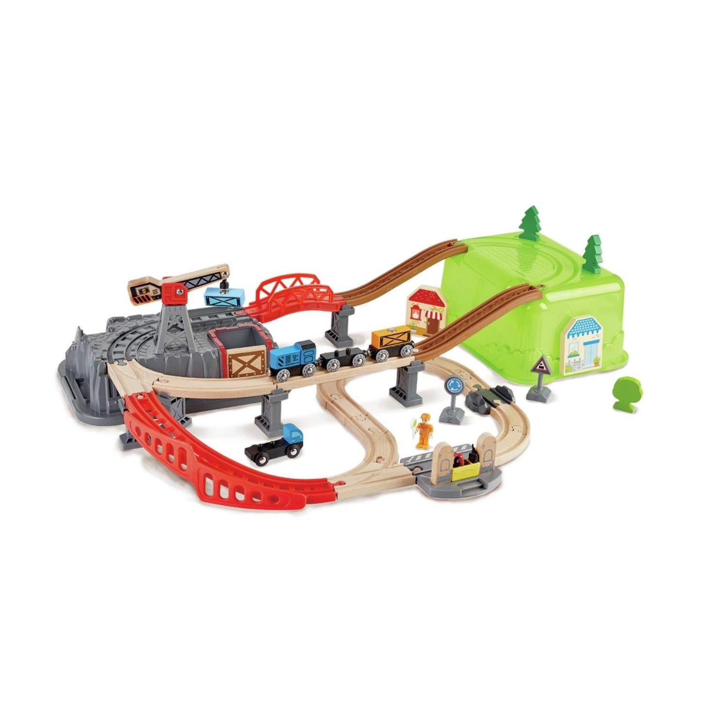 El&nbsp;Cubo de Construcción de Trenes es el set ideal para iniciarse en el mundo ferroviario. Con 50 piezas llenas de detalles, ofrece la base perfecta para que niños y niñas desarrollen la creatividad, la coordinación y exploren diferentes roles.