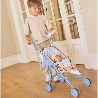 Silla de paseo plegable para muñecas de hasta 40 cm con bolso personalizable con bordado. Ligera, resistente y desenfundable. ¡Hazla única aquí!
