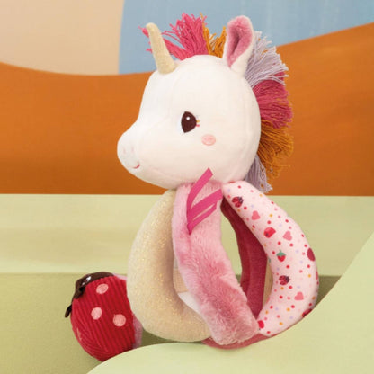 🦄 Sonajero de Actividades con Asas – Unicornio Lena &amp; Mariquita | Lilliputiens

Edad recomendada: A partir de 6 meses

Medidas: 11 x 11 x 21 cm

Material: 100% poliéster – Lavable a máquina a 30°