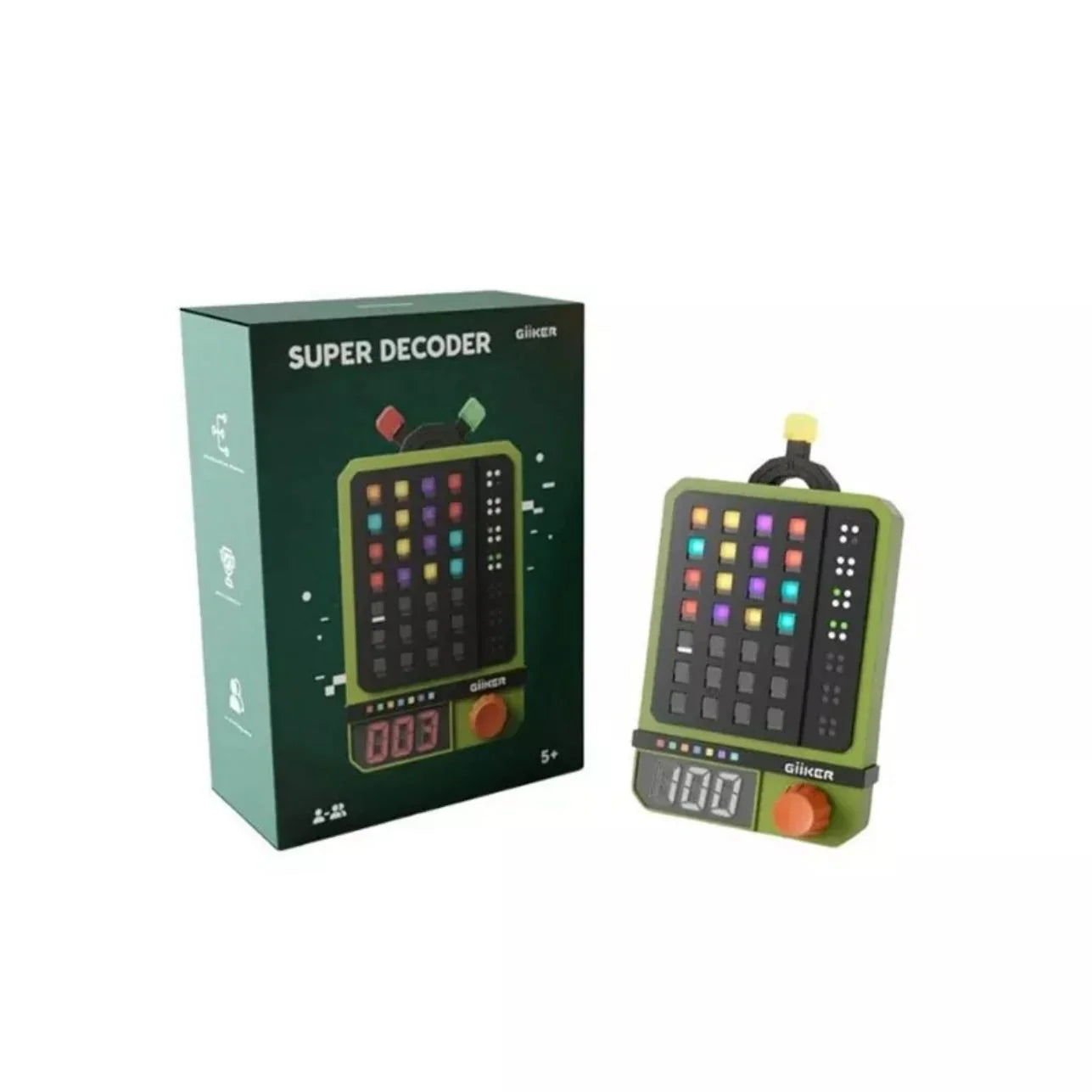 Super Decoder – Juego electrónico de lógica y deducción

Edad recomendada: A partir de 6 años
Medidas aproximadas: Formato bolsillo
Incluye: 1 juego portátil con pantalla&nbsp;
Funciona con: 2 pilas AA (no incluidas)