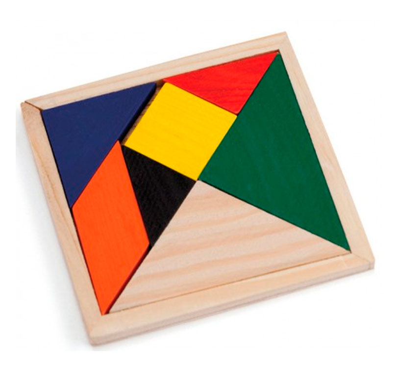 Tangram mini madera