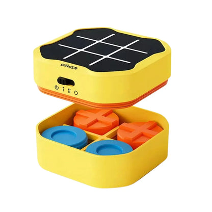 Tic Tac Toe Bolt Amarillo – Juego electrónico 3 en Raya, con luz y sonidos

Edad recomendada: A partir de 5 años
Medidas aproximadas: Formato bolsillo
Incluye: 1 dispositivo electrónico + fichas físicas + tablero interior
Funciona con: 2 pilas AA (no incluidas)