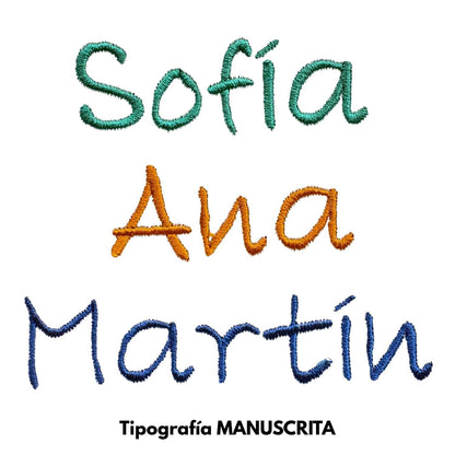 Artículos para la Vuelta al Cole Tutete bordados con el nombre de tu peque en www.manodesantaoficial.es. Personalización única, máxima calidad y envío rápido en 24h.