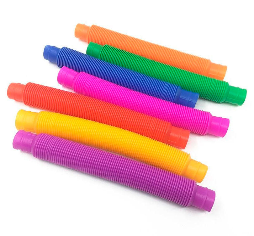 Tubos extensibles en colores surtidos para las bolas de cumpleaños 