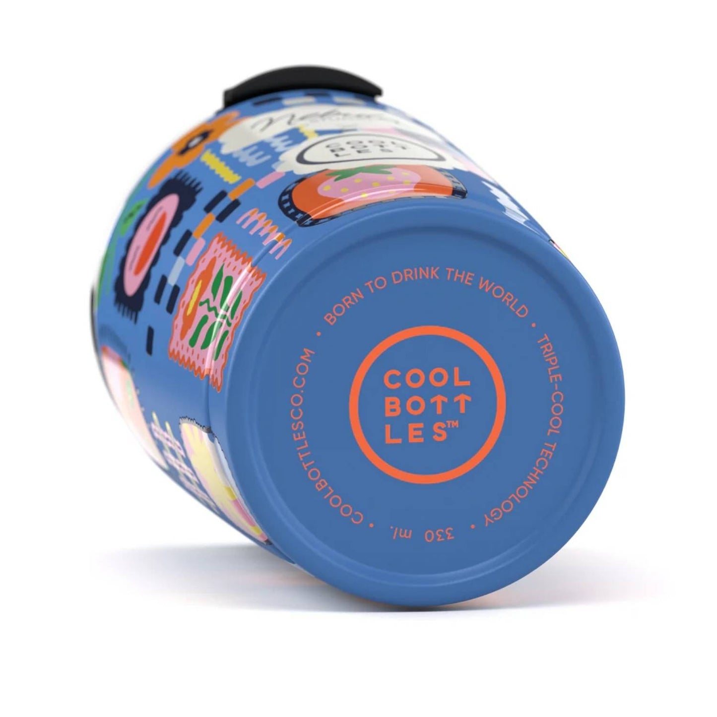 Compra el vaso térmico Cool Bottles The Tumbler Patch Zone de 330ml. Diseño urbano de parches con relieve 3D, libre de BPA y tecnología térmica Triple Cool.