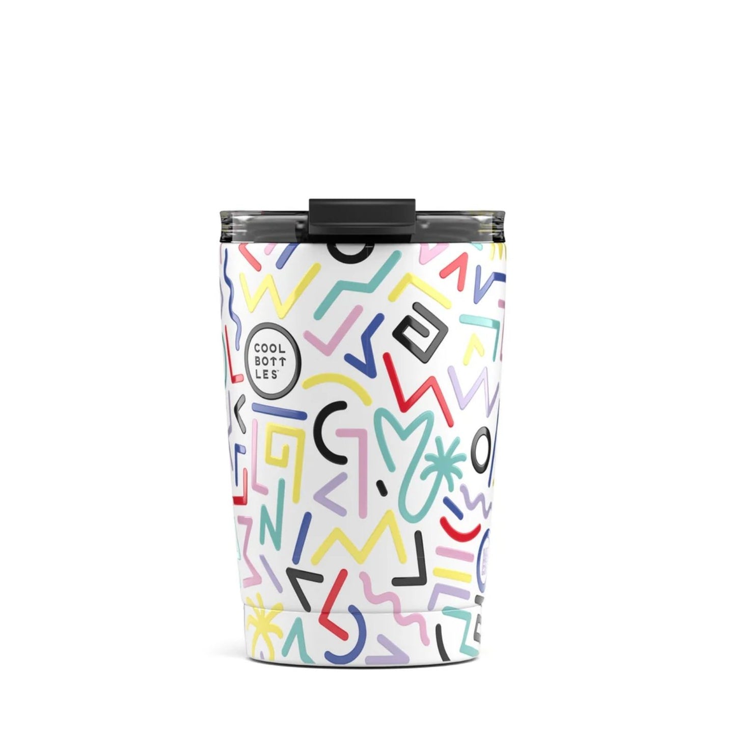 Meta descripción: Compra el vaso térmico Cool Bottles The Tumbler Allegra de 330ml diseñado por Antonyo Marest. Estilo retro con palmeras, relieve 3D y tecnología Triple Cool.
