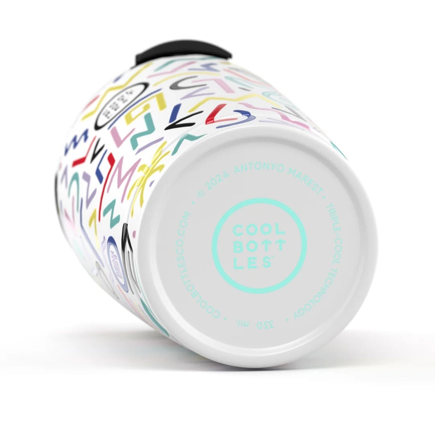 Meta descripción: Compra el vaso térmico Cool Bottles The Tumbler Allegra de 330ml diseñado por Antonyo Marest. Estilo retro con palmeras, relieve 3D y tecnología Triple Cool.
