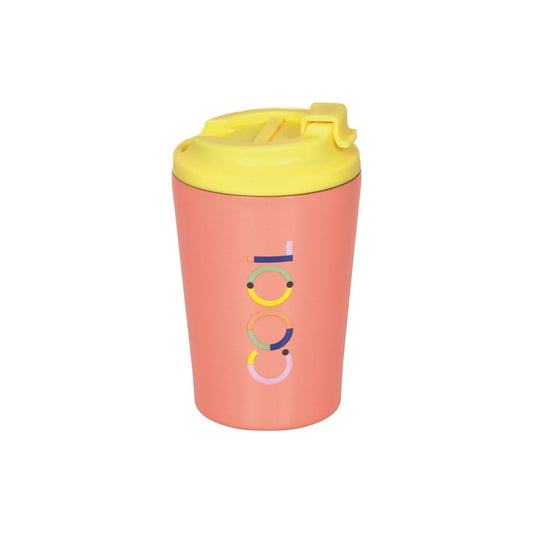 Taza térmica TO GO de Die Spiegelburg en color lila. Acero inoxidable de 350 ml que mantiene bebidas calientes 6h y frías 12h. Ideal para viajes, oficina y portavasos de coche.