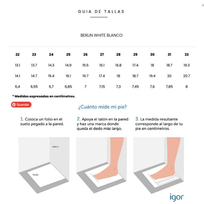 Zapatilla Blanca respetuosa BERLIN WHITE