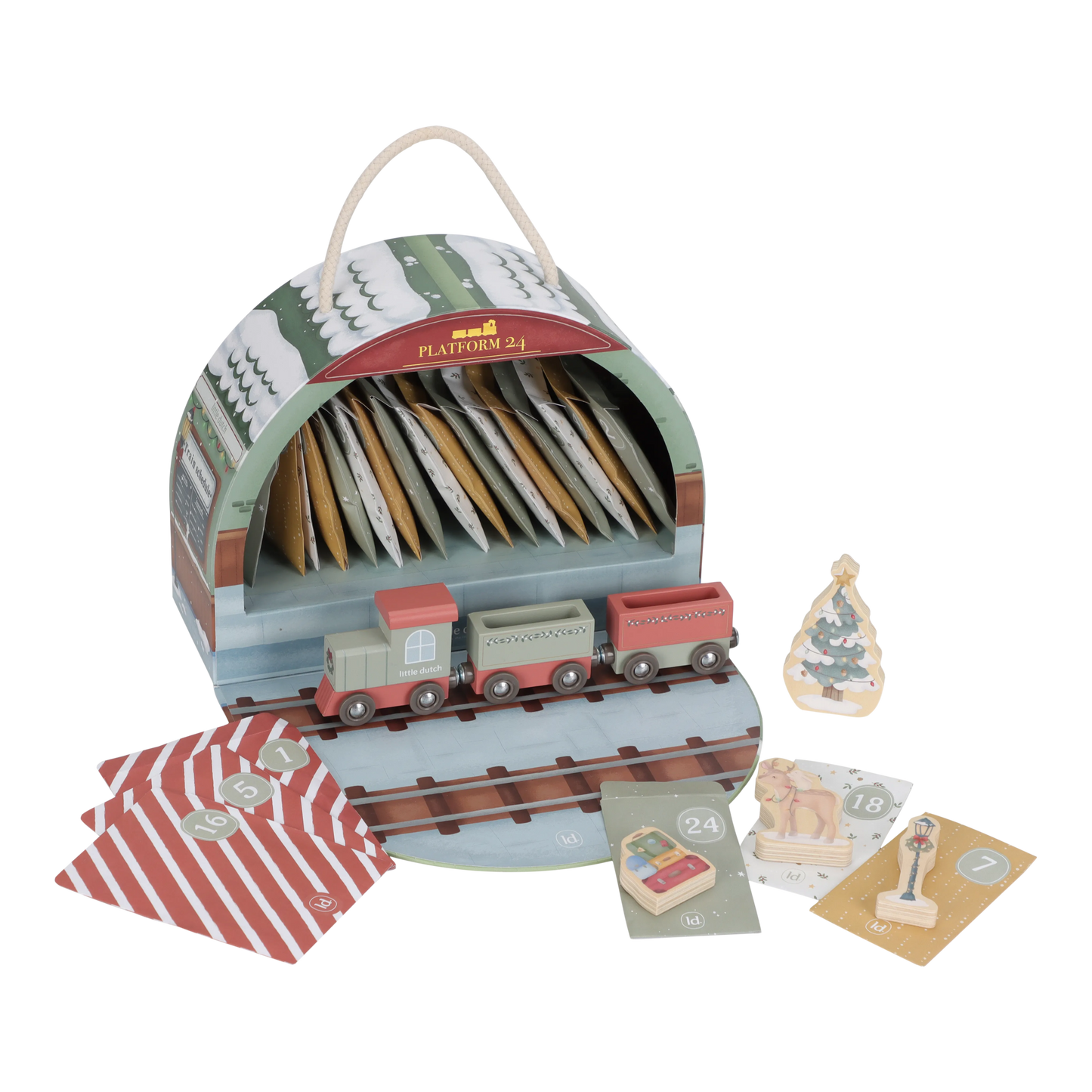 Calendario adviento tren navideño Little Dutch (NUEVA EDICIÓN)