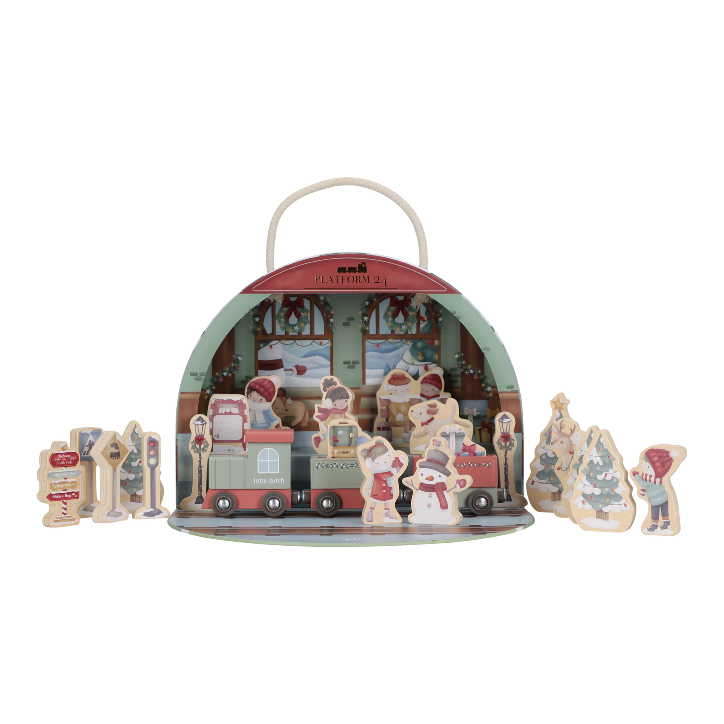 Calendario adviento tren navideño Little Dutch (NUEVA EDICIÓN)