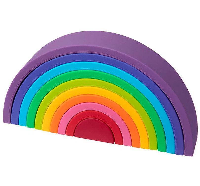 Arcoiris silicona 10 piezas - manodesantaoficial