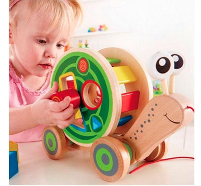 Arrastre y clasificador de formas Caracol Hape - manodesantaoficial