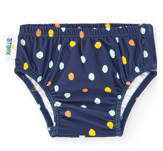 Bañador pañal SPF +50 LUNARES NAVY - manodesantaoficial