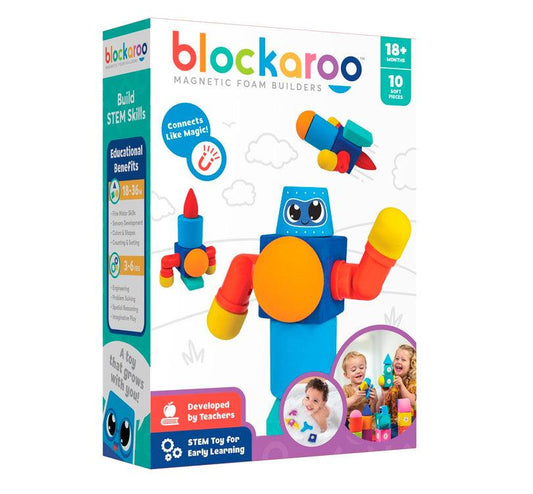 Bloques Magneticos de espuma Robot - manodesantaoficial
