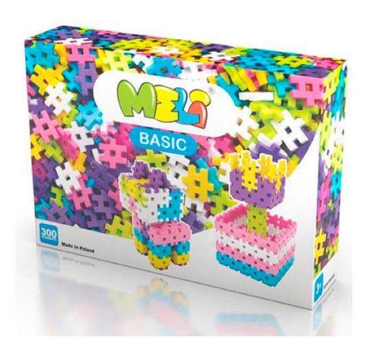 Bloques MELI Basic 300 piezas Pastel - manodesantaoficial
