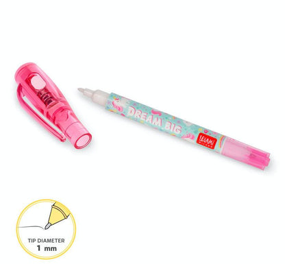 Bolígrafo tinta invisible 3 en 1 Unicornio - manodesantaoficial