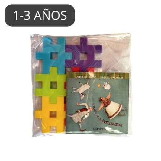 Bolsita cumple Meli Maxi 6 piezas y Minilibro Kalandraka - manodesantaoficial