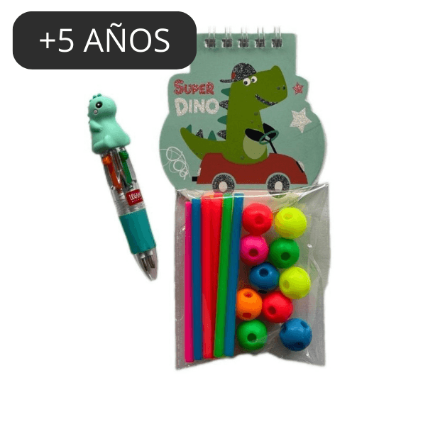 Bolsita cumple Mini bolígrafo multicolor + minilibreta +bolsita 24 Meli stick neón - manodesantaoficial