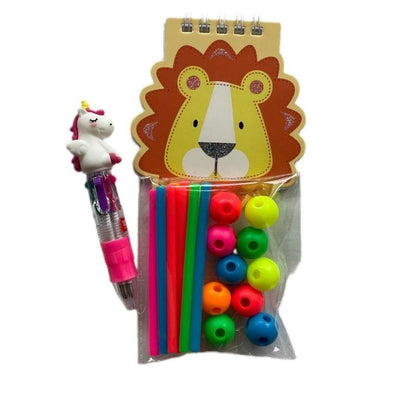 Bolsita cumple Mini bolígrafo multicolor + minilibreta +bolsita 24 Meli stick neón - manodesantaoficial
