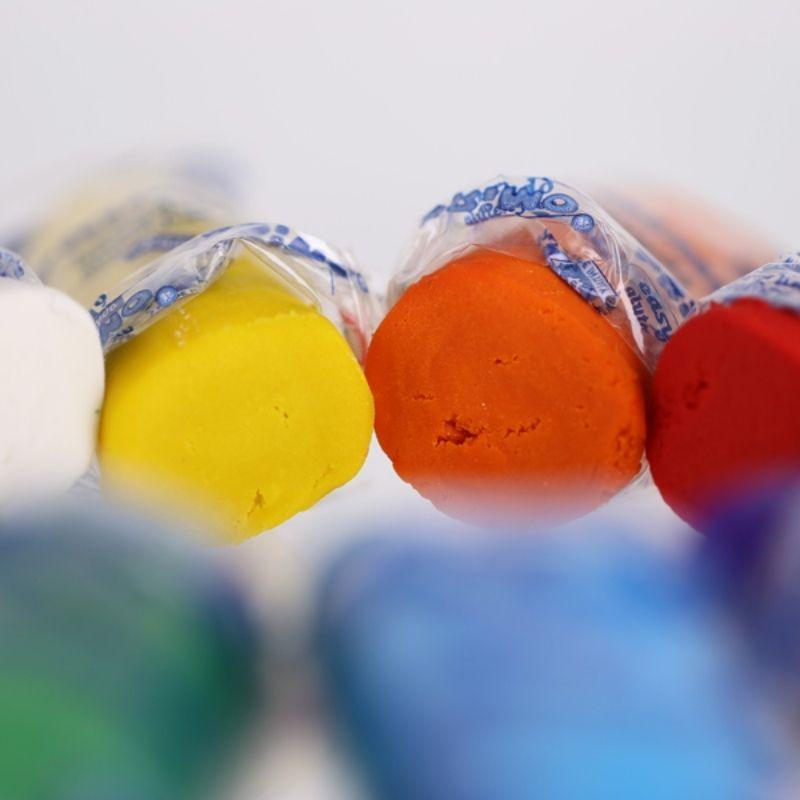 Bolsita cumple Sensorial barra de Plastilina, mini pompero, 2 tubos sensoriales y 1 molde - manodesantaoficial