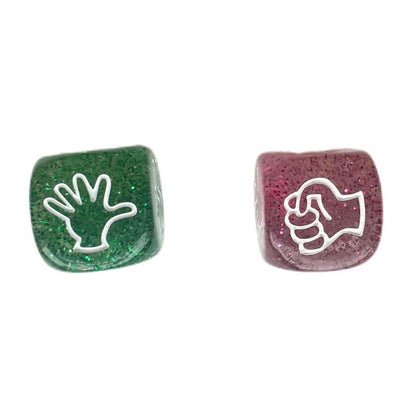 Bolsita de cumple Meli Stick y Dados piedra papel o tijera - manodesantaoficial