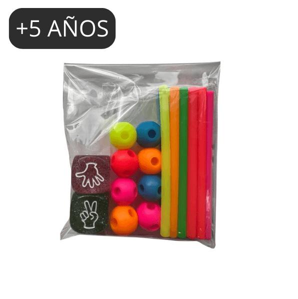 Bolsita de cumple Meli Stick y Dados piedra papel o tijera - manodesantaoficial