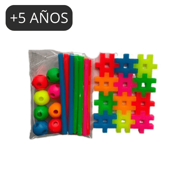 Bolsita de cumple sensorial con Meli Stick y Meli Basic Neón - manodesantaoficial