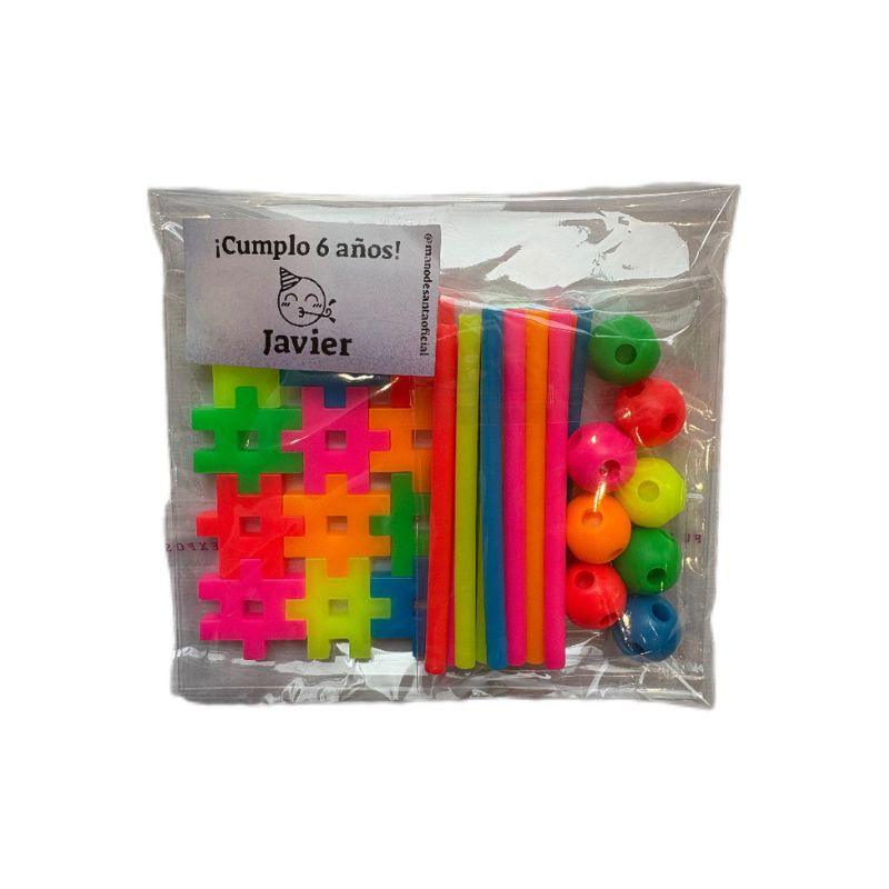 Bolsita de cumple sensorial con Meli Stick y Meli Basic Neón - manodesantaoficial