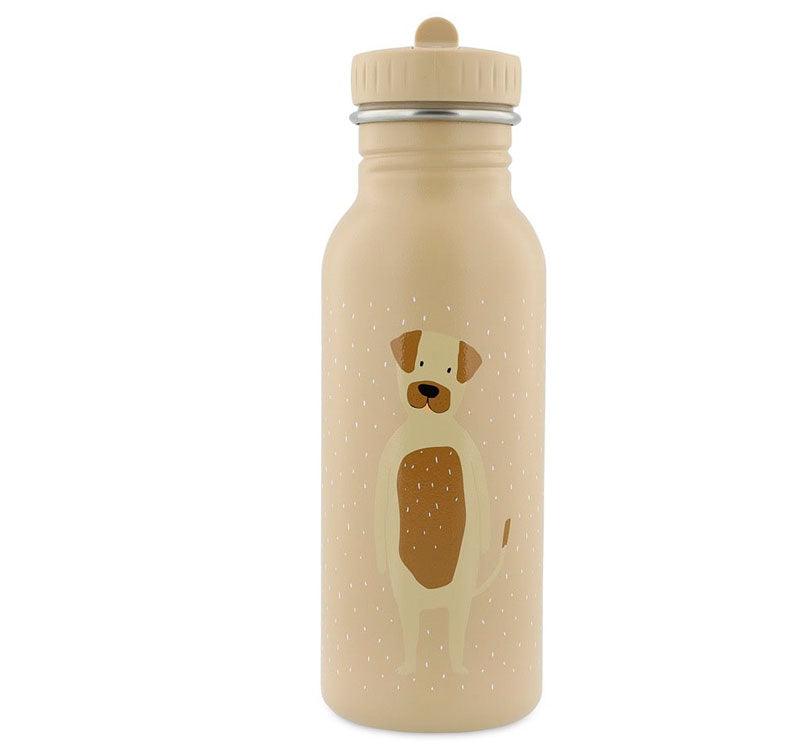 botella infantil de acero inoxidable Perro 500 ml Trixie en color beige