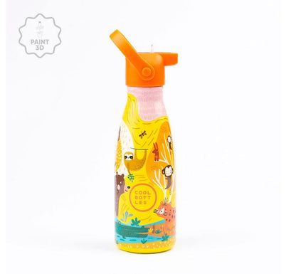 La botella con los animales de la Jungla mas divertidos ya ha llegado a Mano de Santa!  ¡Descubre la botella isotérmica para niños de 36 horas de frío y 18 de calor! Su tecnología Triple Cool™ mantendrá tus bebidas frías y calientes con total comodidad.  marca cool Bottles