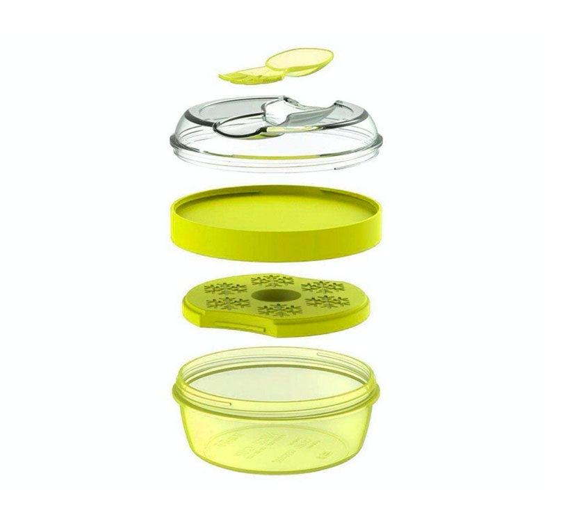 Caja Almuerzo con Tapa Refrigerante N'ice Cup Lime - manodesantaoficial