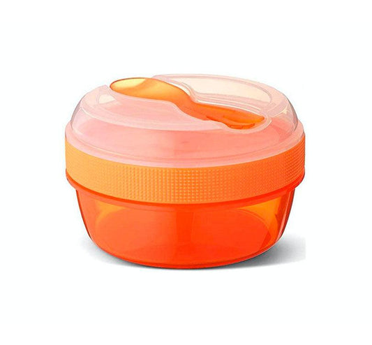 Caja Almuerzo con Tapa Refrigerante N'ice Cup Orange - manodesantaoficial