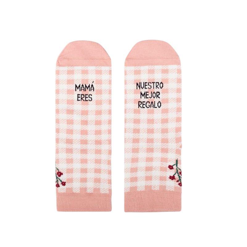 Calcetines "Mamá eres nuestro mejor regalo" - manodesantaoficial