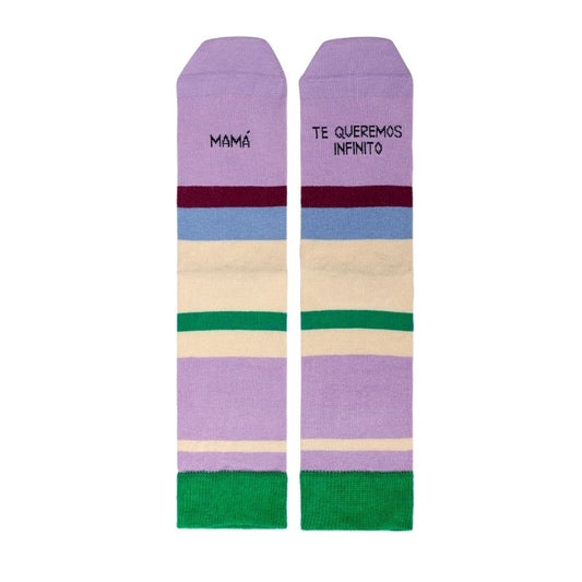 Calcetines "Mamá te queremos infinito" - manodesantaoficial