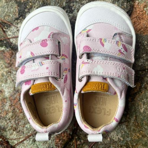 Calzado infantil respetuoso UNICORNIOS Nude Flexi nens - manodesantaoficial