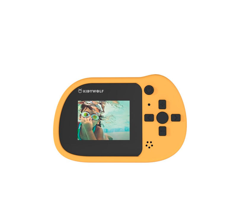 Cámara de fotos acuática infantil NARANJA - manodesantaoficial
