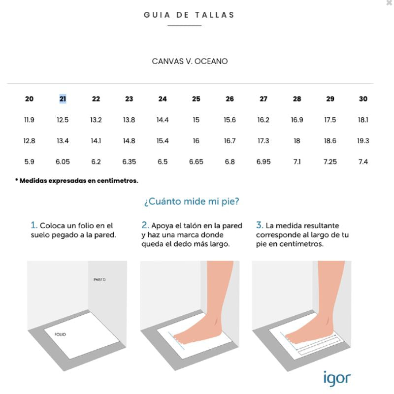 guia de tallas Las Lona Barefoot Canvas V rosa son la opción perfecta para quienes buscan un calzado respetuoso con el desarrollo natural de los pies infantiles. Diseñadas con el concepto barefoot wide, estas zapatillas de lona ofrecen una puntera amplia, permitiendo que los deditos se muevan con total libertad.