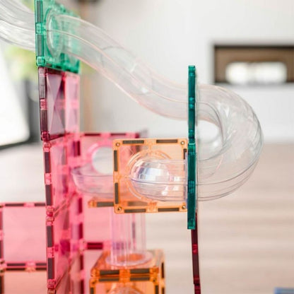 Circuito bolas tobogán 80 piezas Pastel - manodesantaoficial