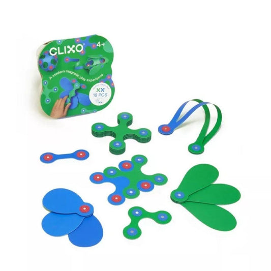 Clixo pack 18 piezas Verde y Azul Itsy - manodesantaoficial