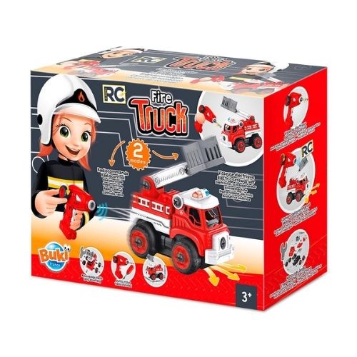 Construye camión de bomberos teledirigido RC Buki - manodesantaoficial
