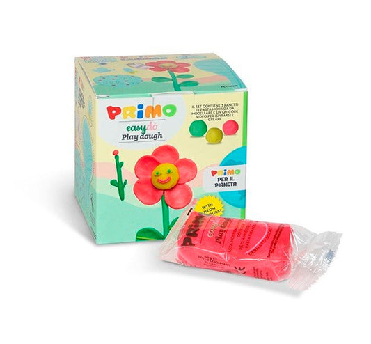 Cubo de Mini Plastilina 3 colores EasyDo FLOR - manodesantaoficial
