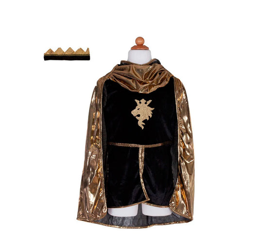Disfraz caballero capa dorada - manodesantaoficial