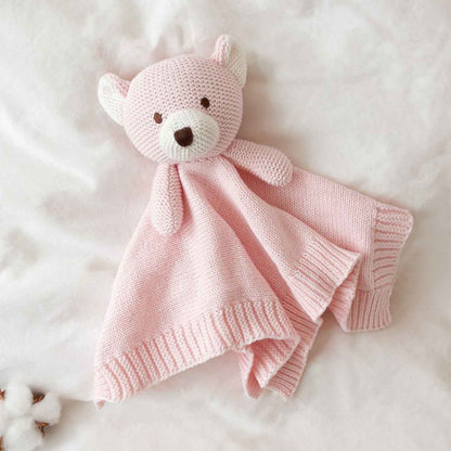 🧸 Dou dou de algodón: Un compañero inseparable de punto suave para calmar y acompañar el sueño del bebé.