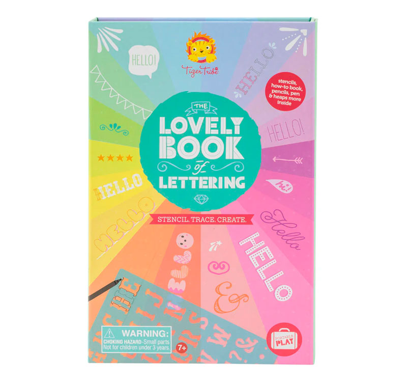 Este precioso libro de lettering es justo lo que necesitas. Experimenta, aprende y crea&nbsp;con este completo kit todo sobre la creación de letras, fuentes y adornos interesantes e inspiradores.; marca Tiger Tribe caja