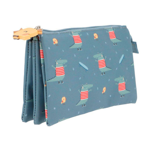 Estuche con 3 Compartimentos Croc Personalizable - manodesantaoficial