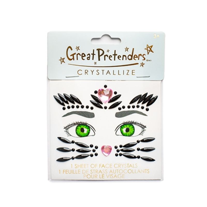 cara de gatito son muy parecidas a pintarse la cara sin el estrés de mamá o papá, ¡nos gusta! y con un efecto de piezas de joyería sobre el rosto ¡Super deluxe!