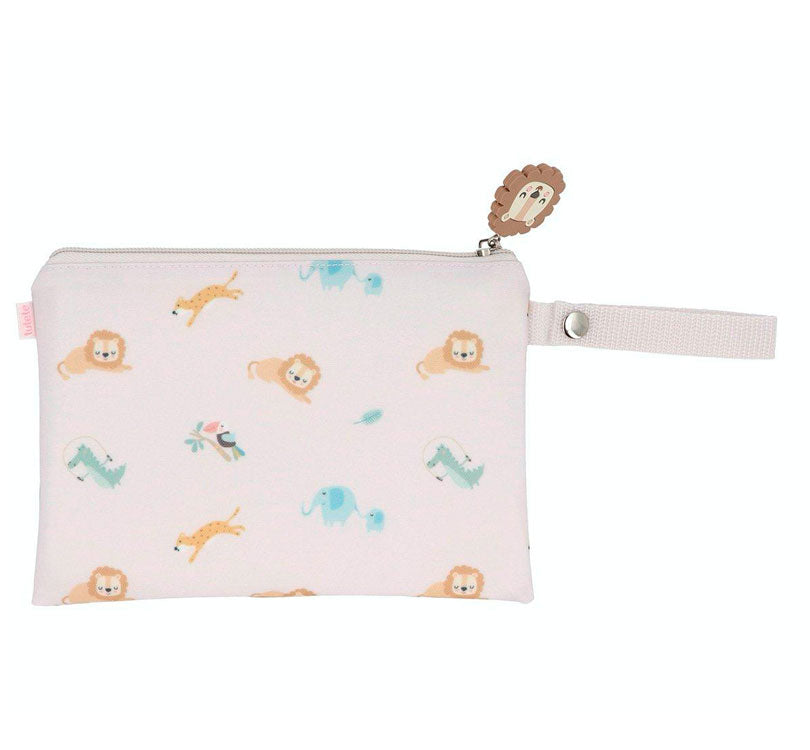 bolsita pequeña resistente y personalizable para el almuerzo de tu pequeño, la funda para bocadillo Impermeable Savannah Personalizable de Tutete es justo lo que necesitas.