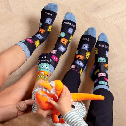 Kit grandes y peques "Papa y mini Familia Monstruosa" - manodesantaoficial