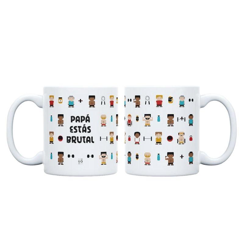 Kit Taza + Calcetines "Papá, Estás Brutal" - manodesantaoficial